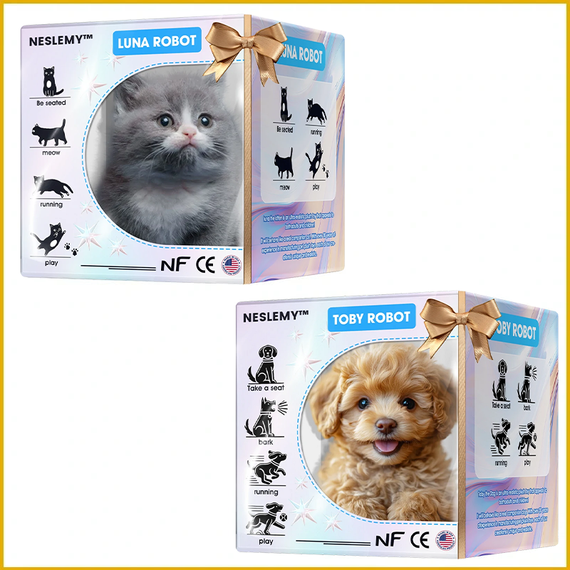 【Neslemy™ Official Store】LUNA the Robot Cat 😺 & TOBY the Robot Dog 🐶 – The Perfect Pet Duo for Kids & Families – Last Chance for Discount!