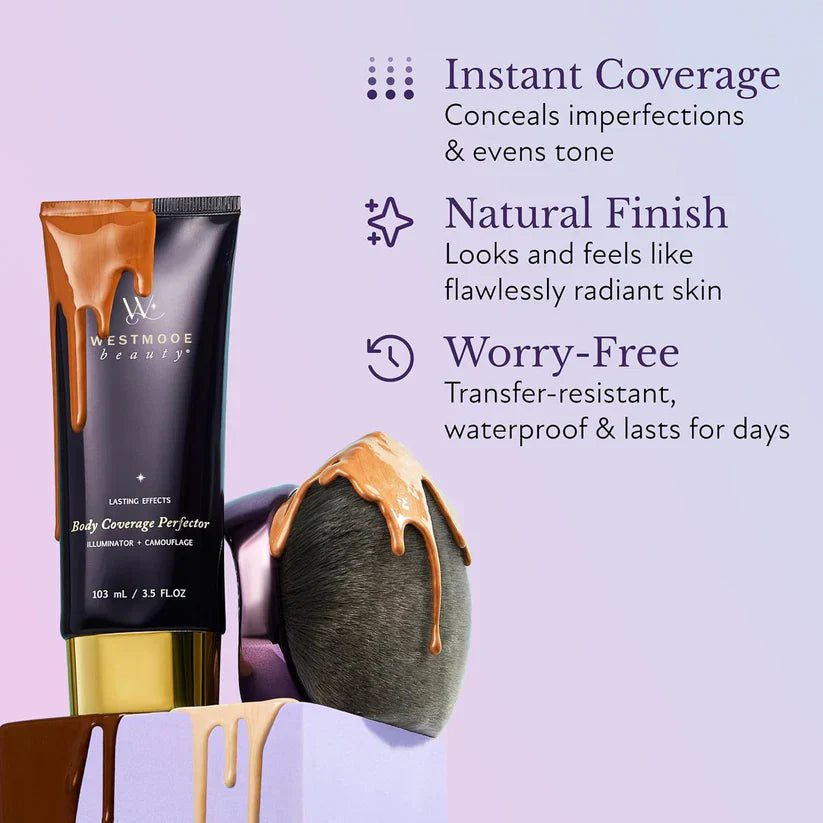 Final 3 Hours 70% OFF 1:Beauty Body Coverage Perfector with Brush