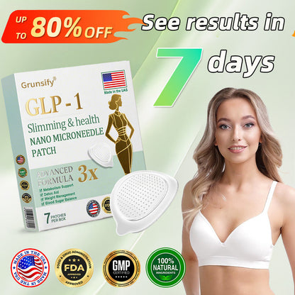 【Last Day Promotion 80% OFF】Grunsify® NIDDK-Tirzepatide Slimming & health NANO MICRONEEDLE PATCH🇺🇸👨‍⚕️（Zero Pain, 24/7 Release | Lose 20lbs FAST | 90% Sugar Drop | ）2️⃣