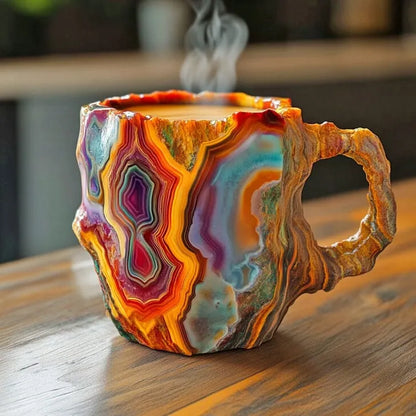 🔥 Last Day Sale Price | 🎁 🥃2024 New Mineral Crystal Coffee Mugs